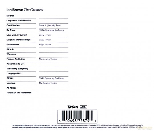 Ian Brown: The Greatest [CD]