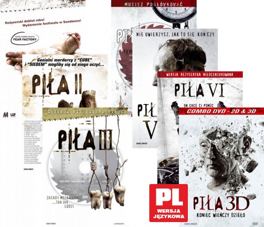 Piła Kolekcja 1+2+3+4+5+6+7 3D Pakiet [7DVD]