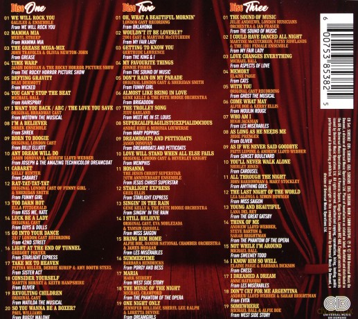 The Greatest Show Tunes soundtrack [3CD]