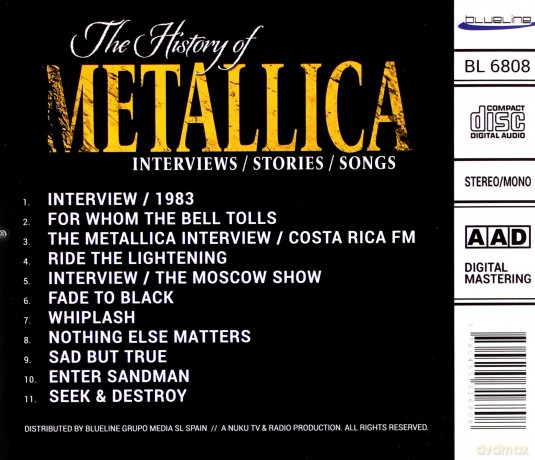 Metallica: The History Of [CD]