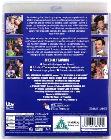 The Importance Of Being Earnest (Bądźmy poważni na serio) [Blu-Ray]