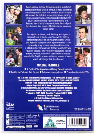 The Importance of Being Earnest [DVD]