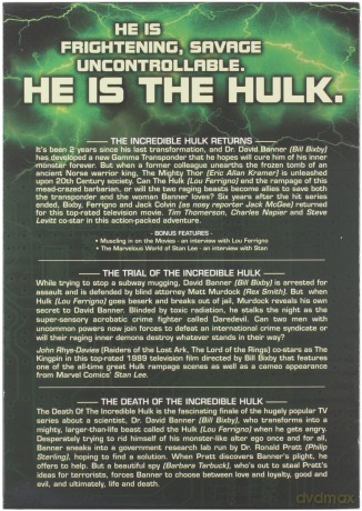 The Incredible Hulk - Original Movie Collection [3DVD]
