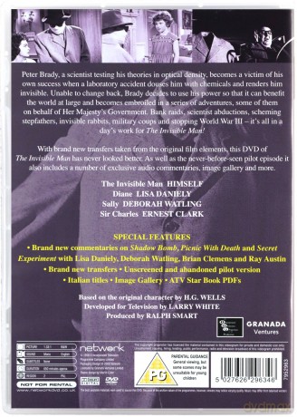 The Invisible Man New Reconfiguration [4DVD]