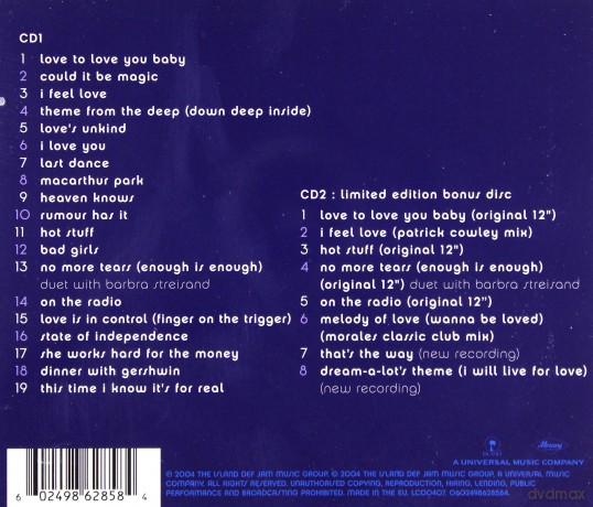 Donna Summer: The Journey The Very Best Of Donna Summer [2CD]