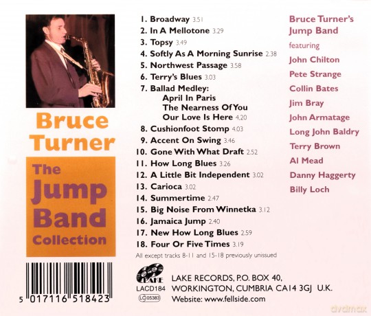 Bruce Turner: The Jump Band Collection [CD]