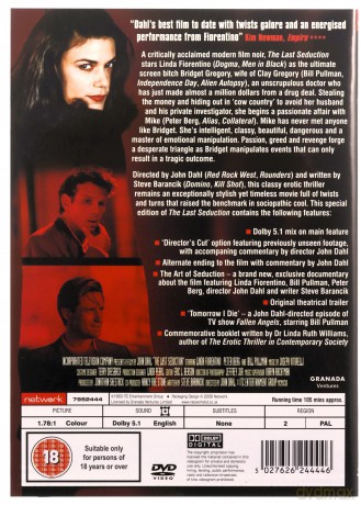 The Last Seduction Film Special Edition [2DVD]