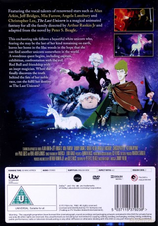 The Last Unicorn (Ostatni jednorożec) [DVD]