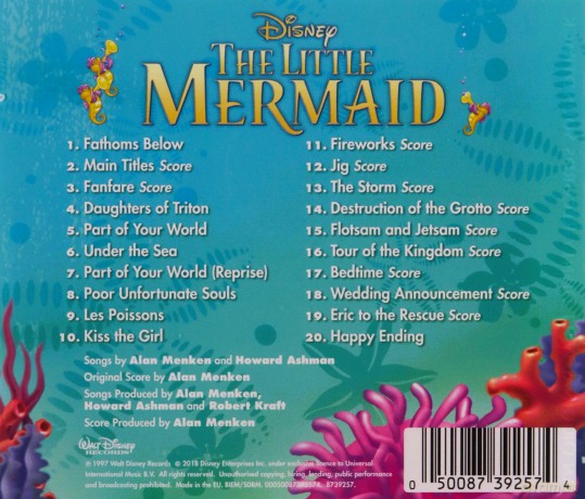 The Little Mermaid soundtrack [CD]