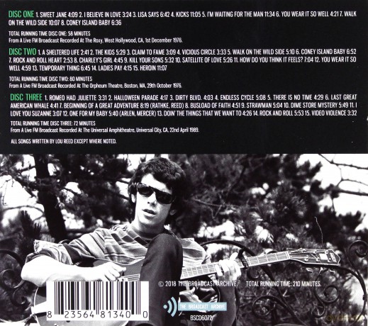 Lou Reed: The Live Archive [3CD]
