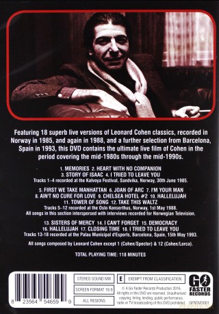 Leonard Cohen: The Live Broadcast Sessions 1985-1993 [DVD]