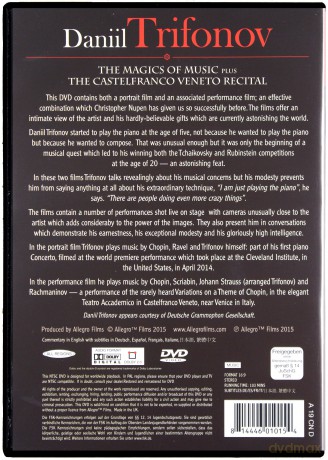 Daniil Trifonov: The Magics Of Music [DVD]