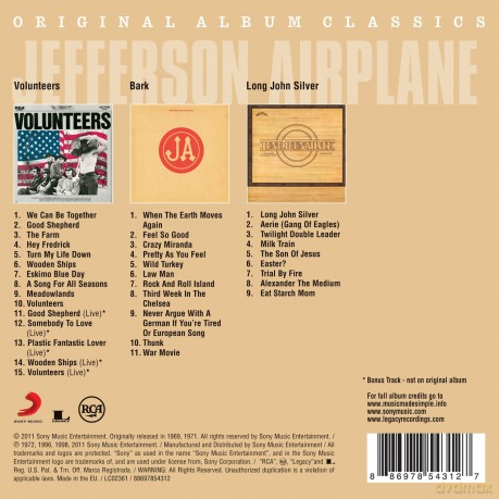 Jefferson Airplane: Original Album Classics [3CD]