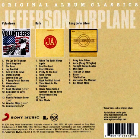Jefferson Airplane: Original Album Classics [3CD]