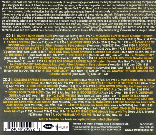 Meade Lux Lewis: The Meade Lux Lewis Collection 1927-61 [2CD]