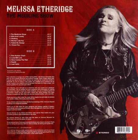 Melissa Etheridge: The Medicine Show [Winyl]