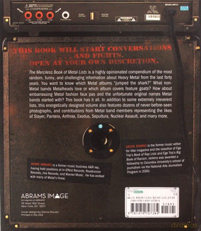 The Merciless Book Of Metal Lists [KSIĄŻKA]