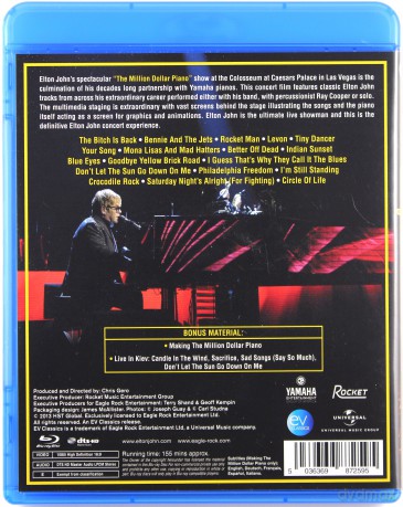 Elton John: The Million Dollar Piano [Blu-Ray]