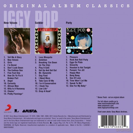 Iggy Pop: Original Album Classics [3CD]