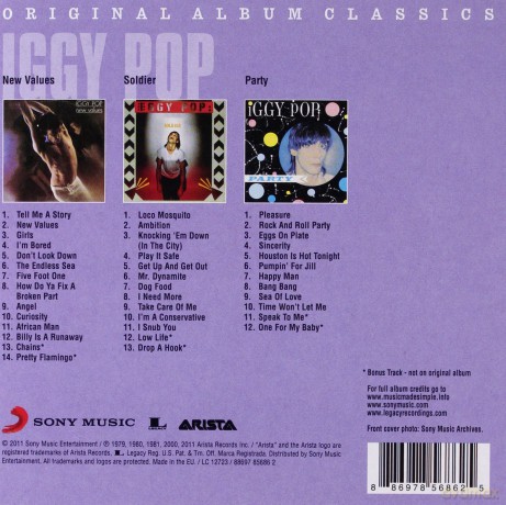 Iggy Pop: Original Album Classics [3CD]