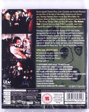 The Monster Club (Klub upiorów) [Blu-Ray]