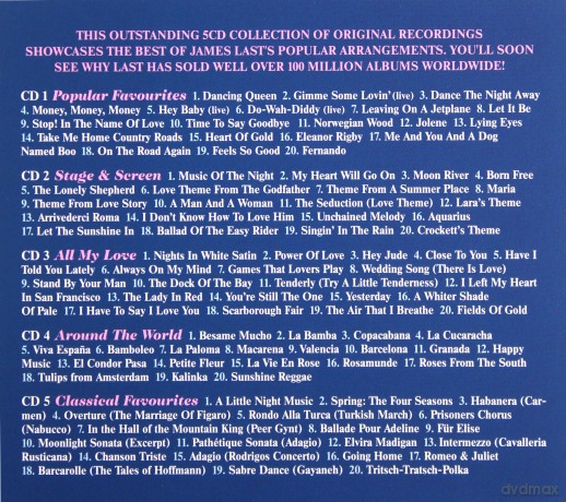 James Last: The Music Of - 100 Classic Favourites [5CD]