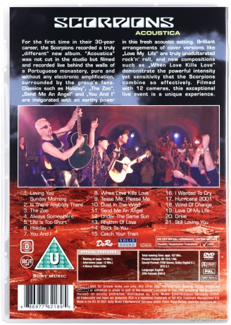 Scorpions: Acoustica (PAL / International Version) [DVD]