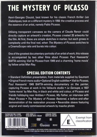 The Mystery of Picasso (Tajemnica Picassa) [DVD]