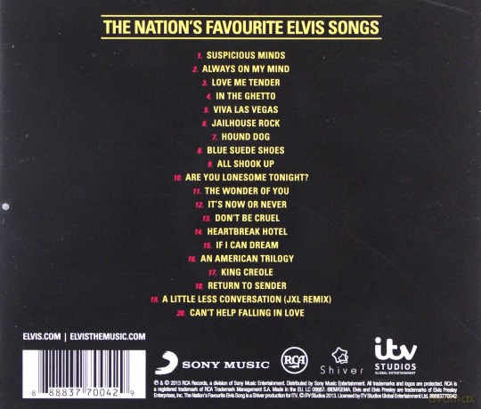 Elvis Presley: The Nation's Favourite Elvis Songs [CD]