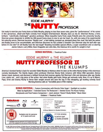 The Nutty Professor And Nutty Professor 2 Boxset (Gruby i chudszy / Gruby i chudszy II: Rodzina Klumpów) [2xBlu-Ray]