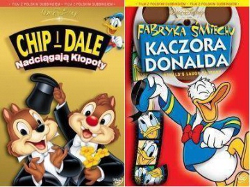 Chip i Dale: Nadciągają kłopoty / Fabryka śmiechu Kaczora Donalda (Disney) pakiet [2DVD]