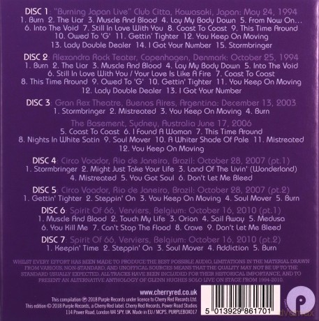 Glenn Hughes: The Official Bootleg Box Set Volume One (Remastered) [7CD]