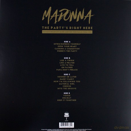 Madonna: The PartyS Right Here [2xWinyl]
