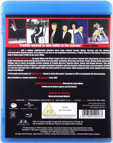 Queen + Bejart: Ballet For Life [Blu-Ray]