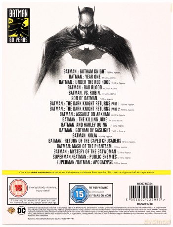 Batman 8Oth Anniversay Collection [18DVD]
