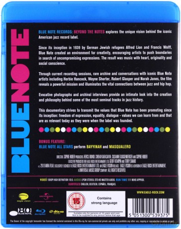 Blue Note: Beyond The Notes [Blu-Ray]