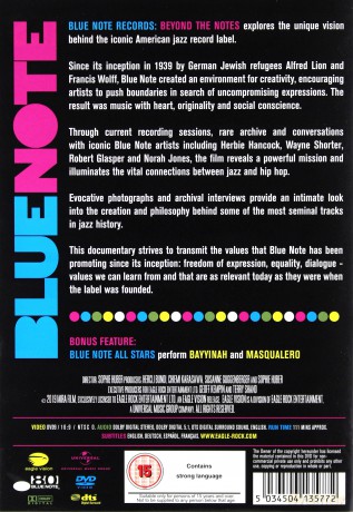 Blue Note: Beyond The Notes [DVD]