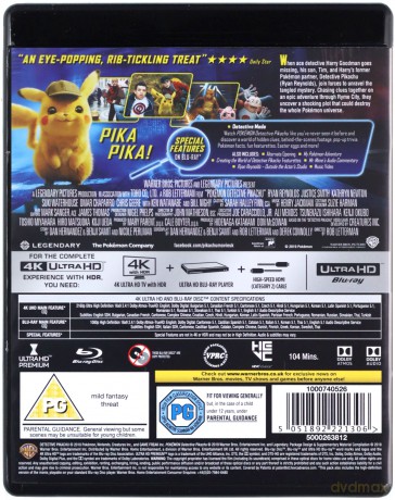 Detective Pikachu (Pokemon. Detektyw Pikachu) [Blu-Ray 4K]+[Blu-Ray]
