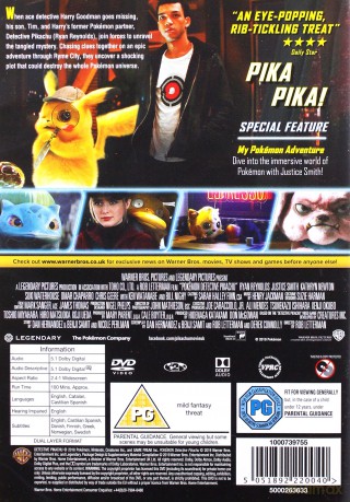 Detective Pikachu (Pokemon. Detektyw Pikachu) [DVD]