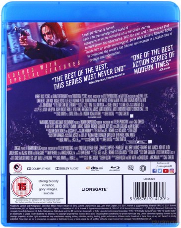 John Wick 1/2/3 [3xBlu-Ray]