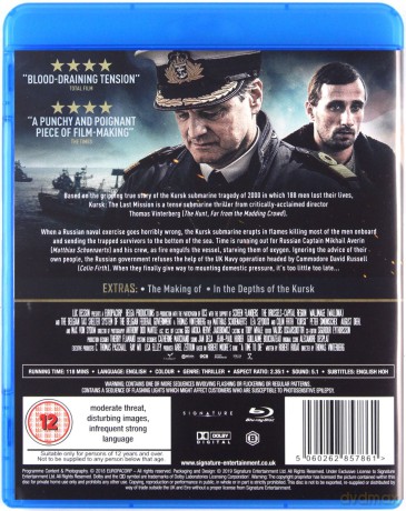Kursk: The Last Mission [Blu-Ray]