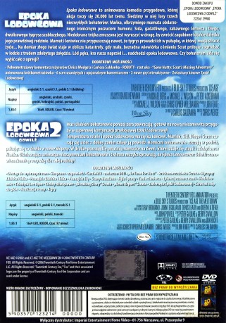 Epoka lodowcowa / Epoka lodowcowa 2: Odwilż pakiet [2DVD]