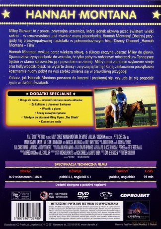 Hannah Montana Film (Przebojowa Kolekcja) [DVD]