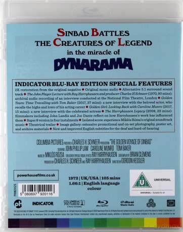 The Golden Voyage Of Sinba (Podróż Sindbada do zlotej krainy) [Blu-Ray]