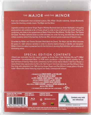 The Major and the Minor (Major i mała) [Blu-Ray]