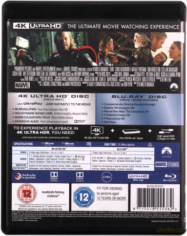 Thor [Blu-Ray 4K]+[Blu-Ray]