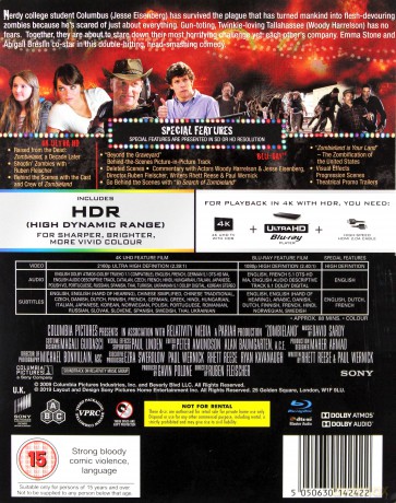 Zombieland (2009) [Blu-Ray 4K]+[Blu-Ray]
