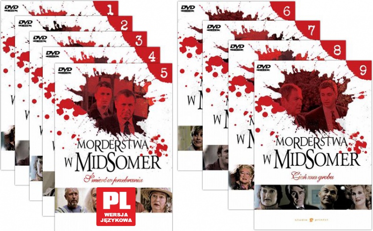 Morderstwa w Midsomer sezon 1 (odc. 1-9) Pakiet [9DVD]
