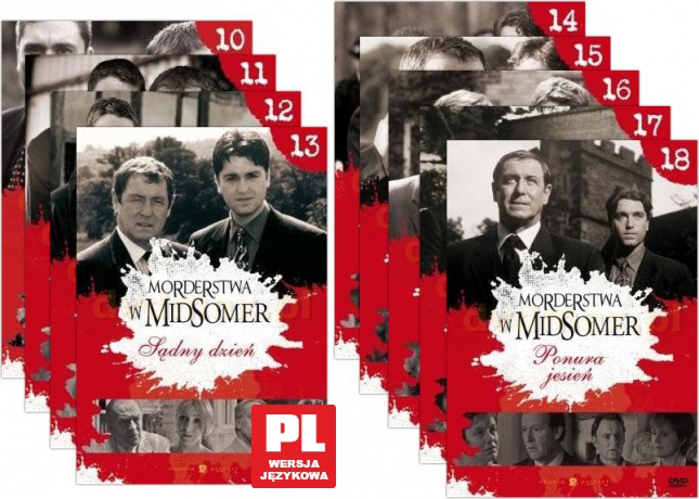 Morderstwa w Midsomer sezon 2 (odc.10-18) Pakiet [9DVD]