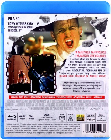 Piła 7 3D+2D  [Blu-Ray 3D]